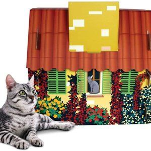 Cardboard Villa Cat House